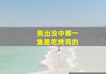 熊出没中哪一集是吃烤鸡的