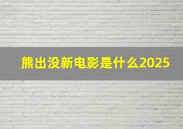 熊出没新电影是什么2025