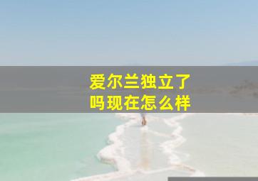 爱尔兰独立了吗现在怎么样