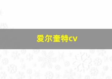 爱尔奎特cv