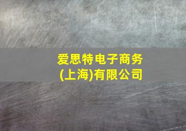 爱思特电子商务(上海)有限公司