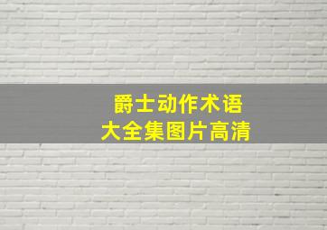 爵士动作术语大全集图片高清