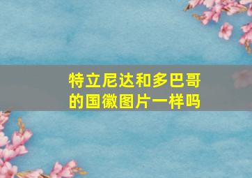 特立尼达和多巴哥的国徽图片一样吗