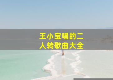 王小宝唱的二人转歌曲大全