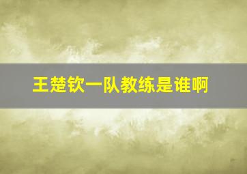 王楚钦一队教练是谁啊