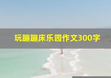 玩蹦蹦床乐园作文300字