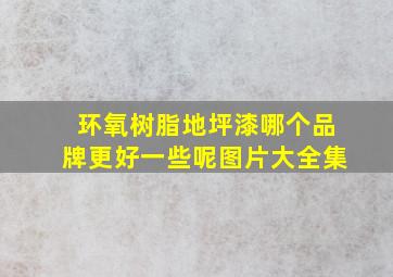 环氧树脂地坪漆哪个品牌更好一些呢图片大全集