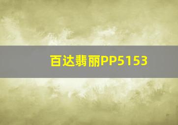 百达翡丽PP5153