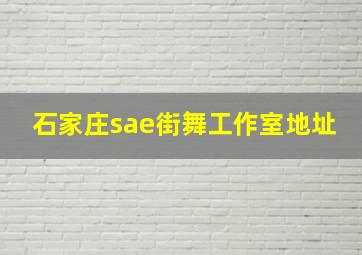 石家庄sae街舞工作室地址