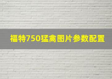 福特750猛禽图片参数配置