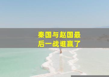 秦国与赵国最后一战谁赢了