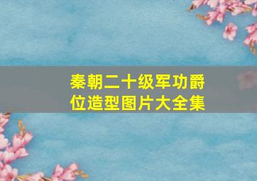 秦朝二十级军功爵位造型图片大全集