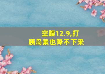 空腹12.9,打胰岛素也降不下来