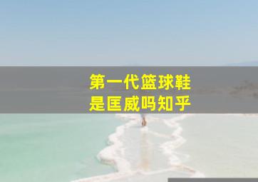 第一代篮球鞋是匡威吗知乎