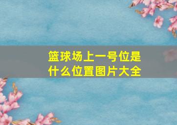 篮球场上一号位是什么位置图片大全