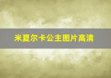 米夏尔卡公主图片高清