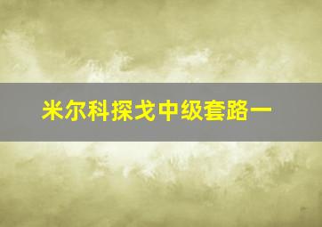 米尔科探戈中级套路一