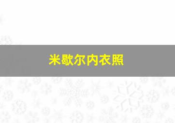 米歇尔内衣照