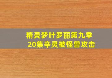 精灵梦叶罗丽第九季20集辛灵被怪兽攻击