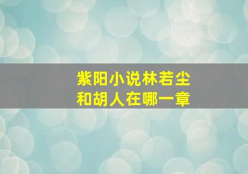 紫阳小说林若尘和胡人在哪一章