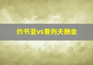 约书亚vs普列夫酬金