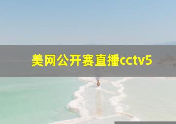 美网公开赛直播cctv5