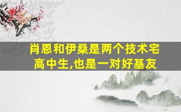 肖恩和伊桑是两个技术宅高中生,也是一对好基友