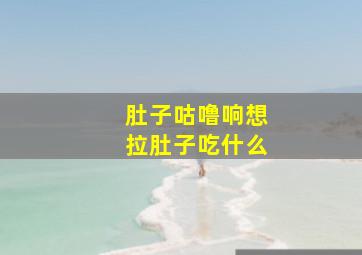 肚子咕噜响想拉肚子吃什么