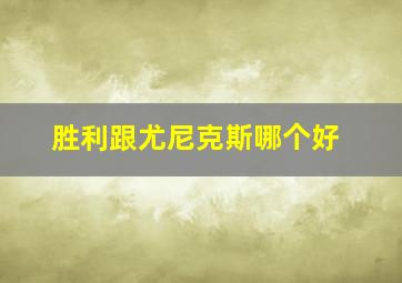 胜利跟尤尼克斯哪个好