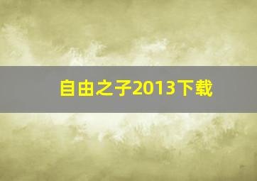 自由之子2013下载