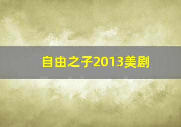 自由之子2013美剧