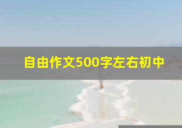 自由作文500字左右初中