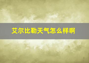 艾尔比勒天气怎么样啊