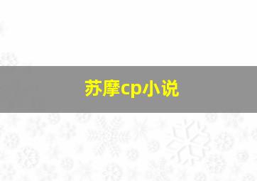 苏摩cp小说