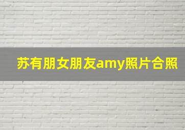 苏有朋女朋友amy照片合照