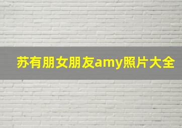 苏有朋女朋友amy照片大全