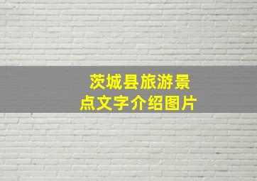 茨城县旅游景点文字介绍图片