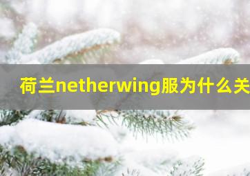 荷兰netherwing服为什么关服