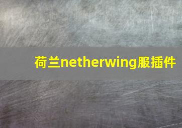 荷兰netherwing服插件