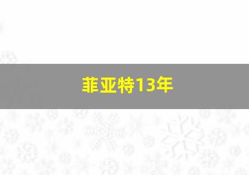 菲亚特13年