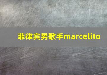 菲律宾男歌手marcelito