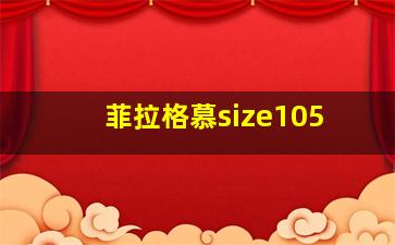 菲拉格慕size105