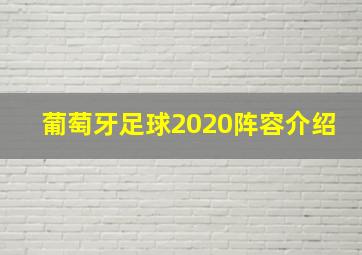 葡萄牙足球2020阵容介绍