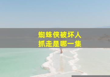 蜘蛛侠被坏人抓走是哪一集