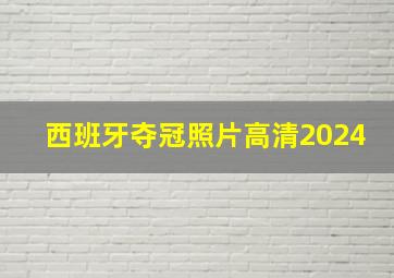 西班牙夺冠照片高清2024