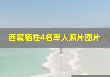 西藏牺牲4名军人照片图片