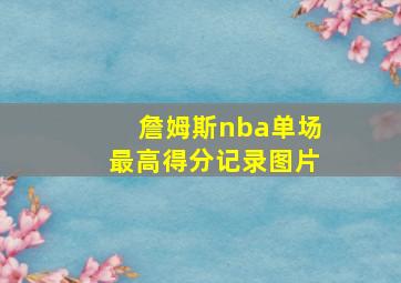 詹姆斯nba单场最高得分记录图片