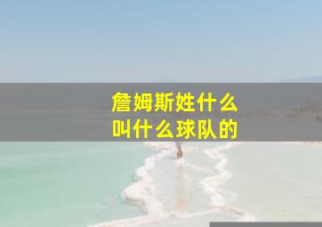 詹姆斯姓什么叫什么球队的