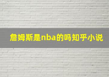 詹姆斯是nba的吗知乎小说