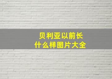 贝利亚以前长什么样图片大全